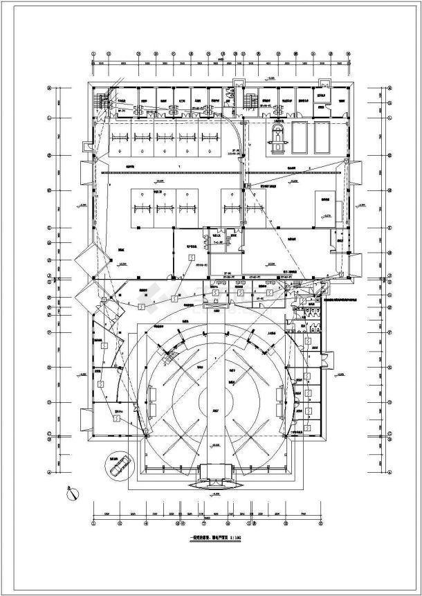 某地区汽车4S店电气cad图纸全套-图二