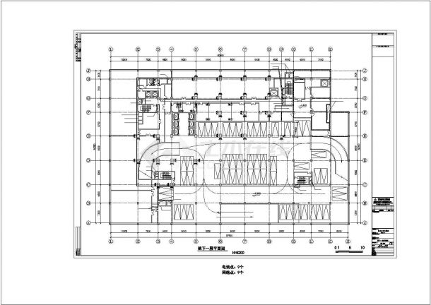 某酒店综合布线全套电气设计施工CAD图纸-图二