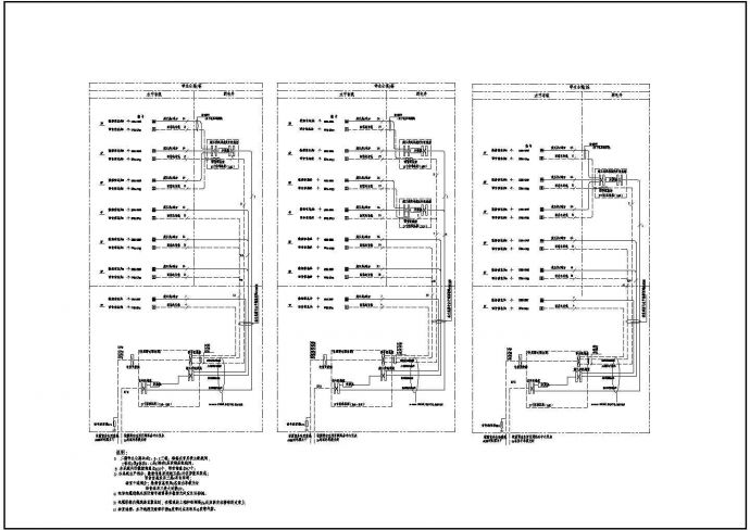 某学生宿舍综合布线全套电气设计施工CAD图_图1