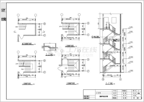 某中式高档仿古别墅全套建筑施工图-图二