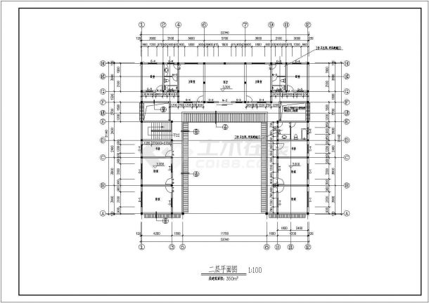 云南大理住宅建筑施工CAD设计图纸全套-图二