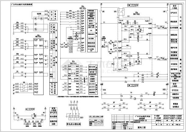 10KV配电工程KYN28A-12开关柜设备的订货图纸-图一