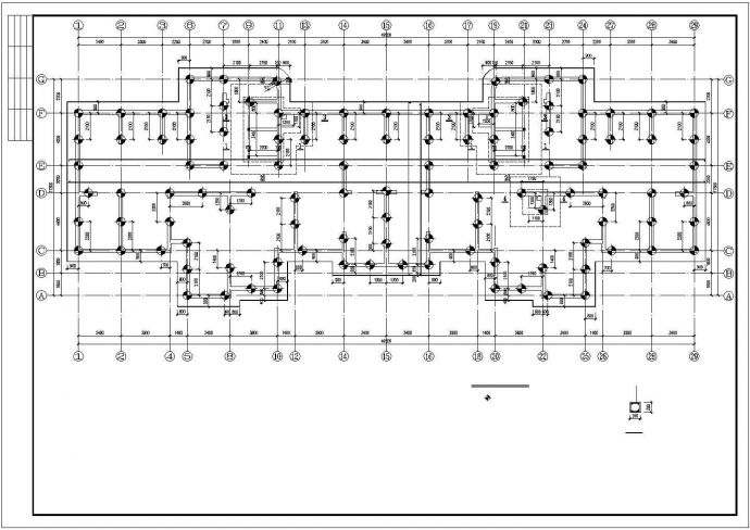 某某抗震二级高层剪力墙详细结构图纸_图1