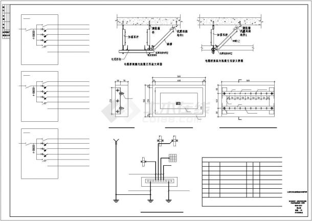 全自动机械立体停车库建筑结构水电四个专业图纸-图一