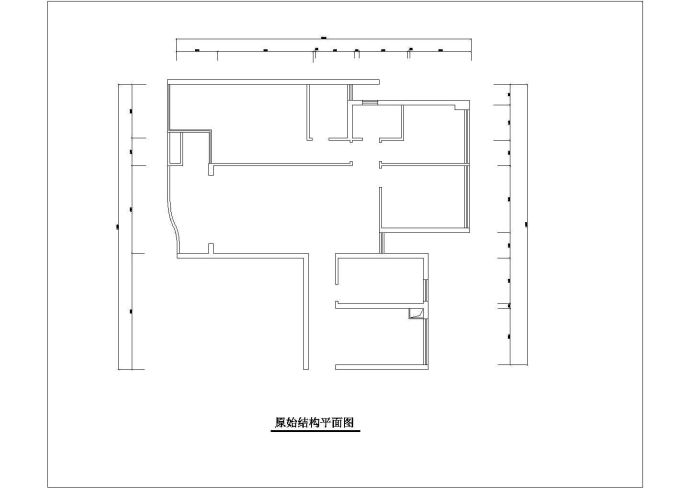 某欧式别墅住宅室内装修设计CAD图_图1