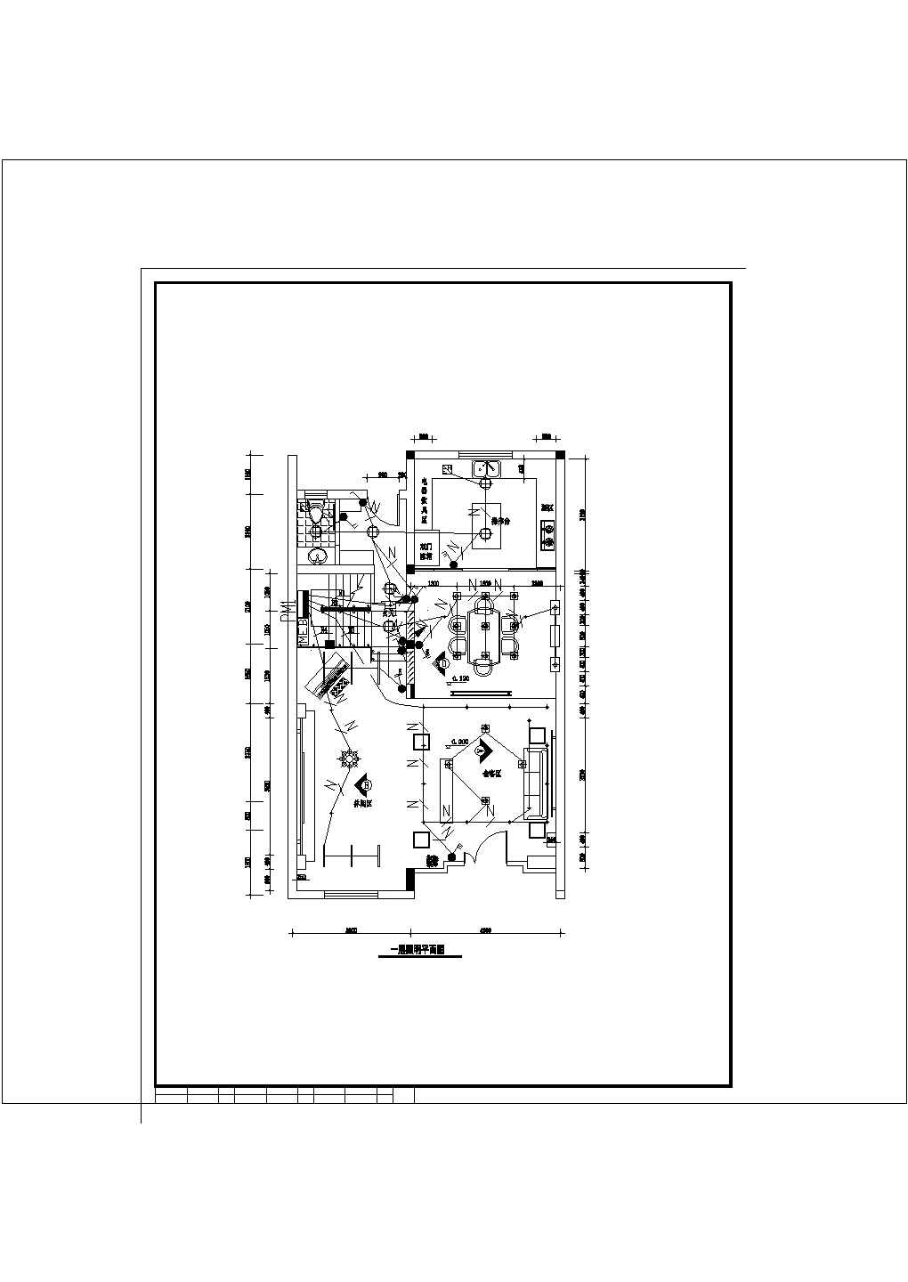 美誉别墅电气设计全套CAD图纸方案 