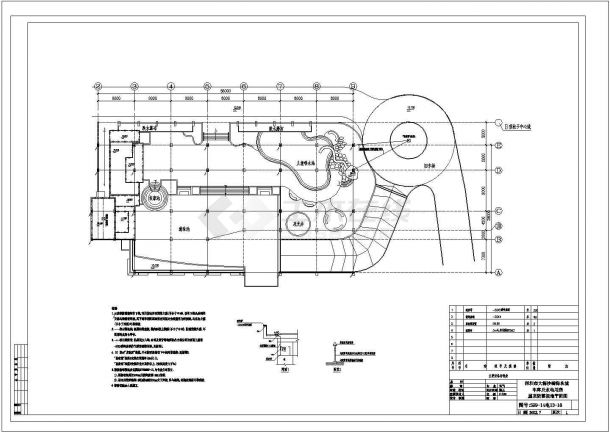 某海边车库水电房全套详细电气设计施工CAD图-图一