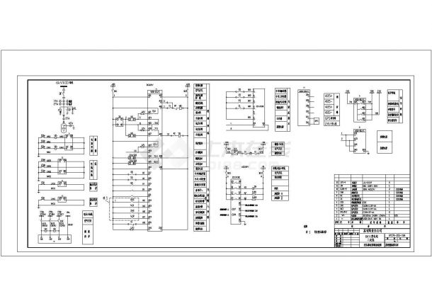 6kv变电站二次线全套详细电气设计施工CAD图纸-图二