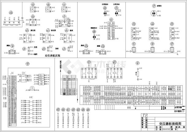 1250KVA高低压全套详细电气设计施工CAD图纸-图二