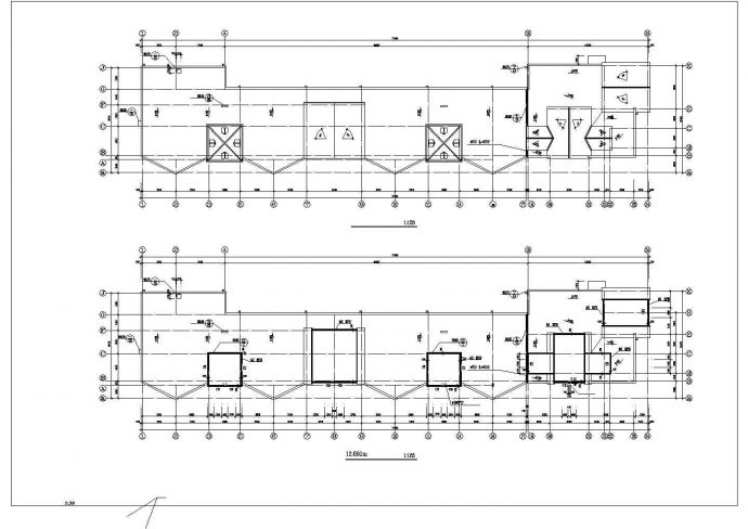 长77.9米 宽28.65米 三层幼儿园设计图_图1