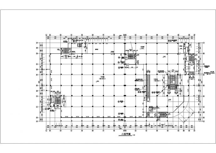 商业大厦建筑施工CAD设计图纸方案_图1