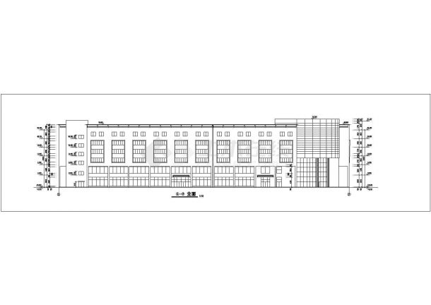 商业大厦建筑施工CAD设计图纸方案-图二