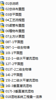 人工湿地水环境整治工程设计CAD施工图-图二