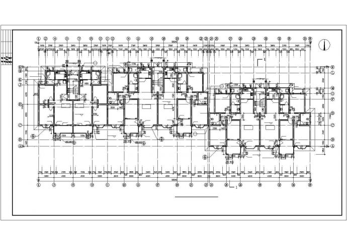 多层住宅楼全套CAD建筑施工具体图纸_图1