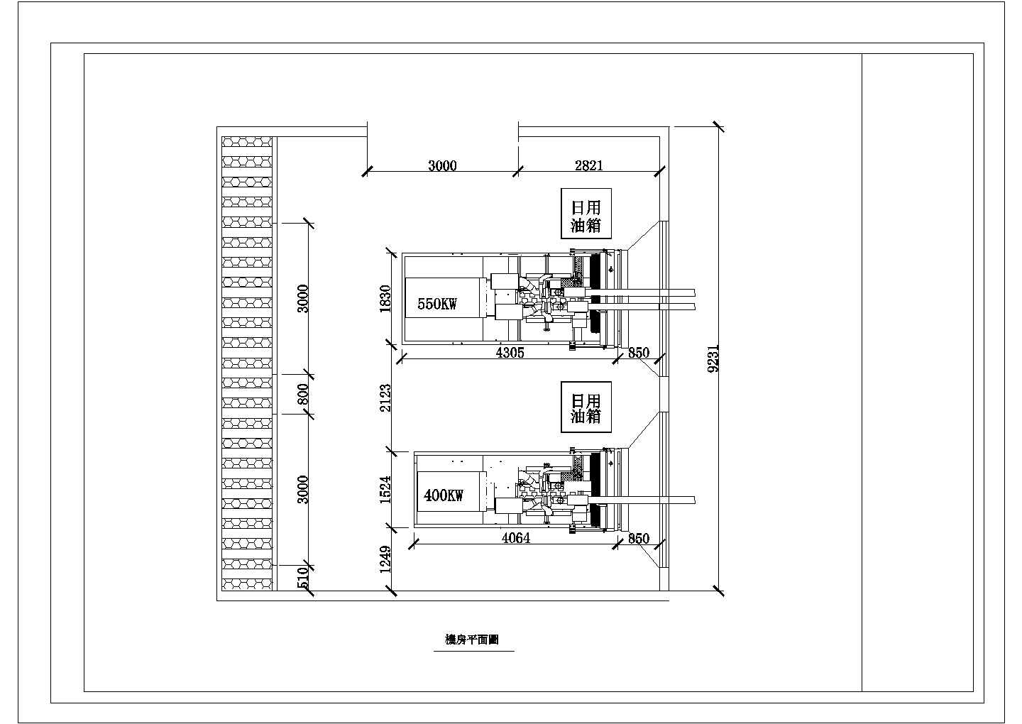 柴油发电机全套详细电气设计施工CAD图