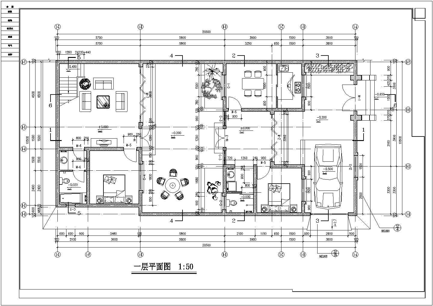 北京经典四合院全套建筑CAD设计施工及具体效果图纸1