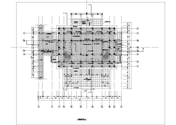 某地区某大观楼古建设计cad详细施工图纸-图二