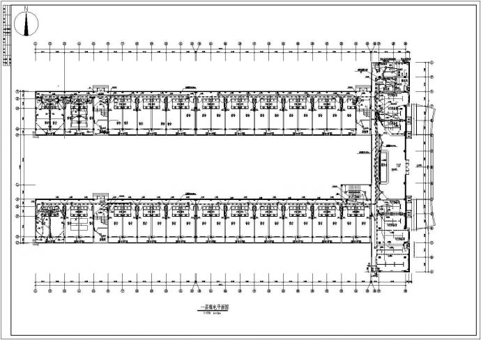 某飞行出勤楼强、弱电竣工全套详细电气设计施工CAD图_图1