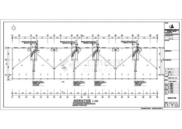 酒店高层住宅楼电气设计CAD施工图纸-图二