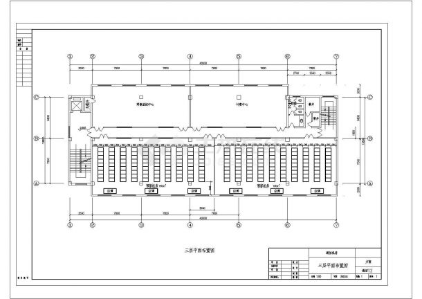 通信机房弱电全套详细电气设计施工平面CAD图纸-图二
