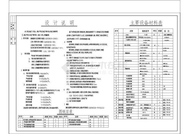 通风全套详细电气设计施工CAD图纸-图二