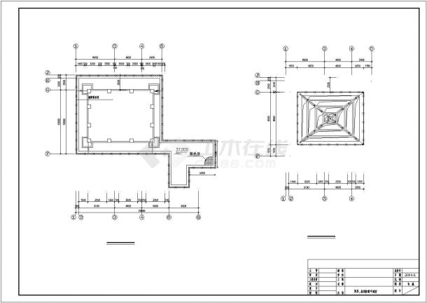 体育馆全套具体电气设计施工CAD图纸-图二