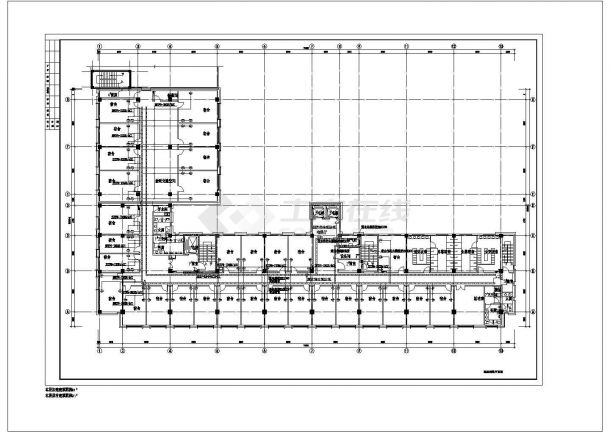 北京某医院弱电系统全套具体电气设计施工CAD图-图一