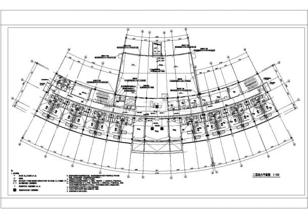 老干病房楼强弱电全套具体电气设计施工平面CAD图-图二
