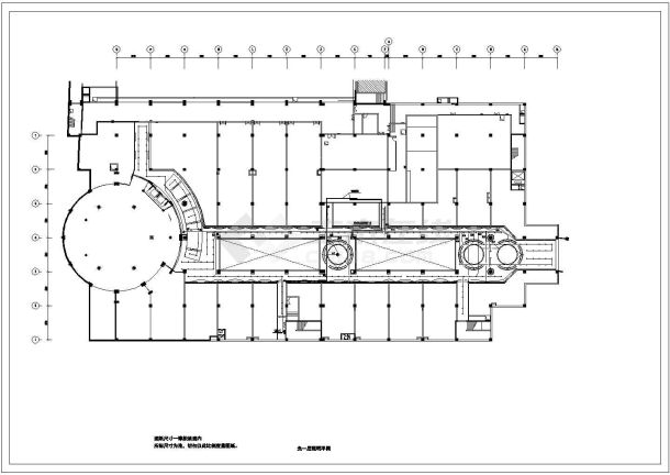 某地区商场公共空间电气cad设计施工图-图二