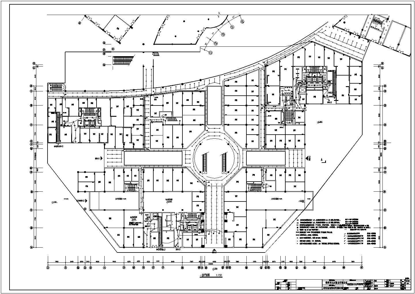 某地区商业城商业楼电气cad设计施工图