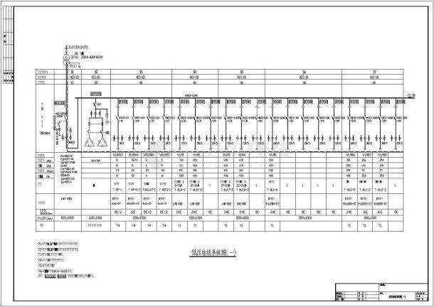 某地区科技商业综合楼电气cad设计施工图-图一