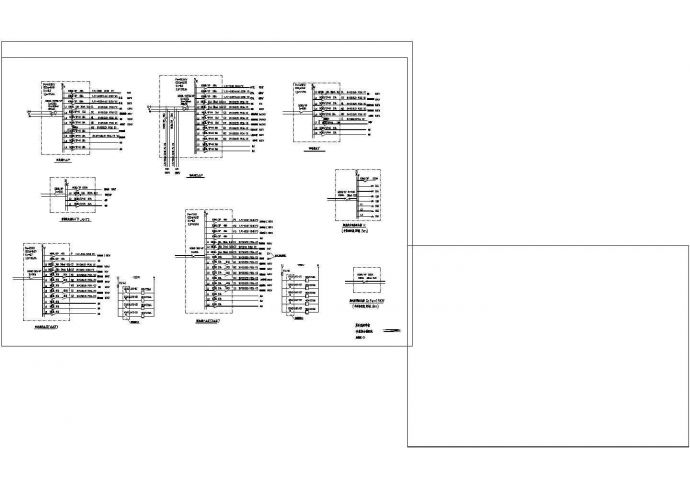 某地区某外国语学校食堂综合楼电气cad设计施工图_图1