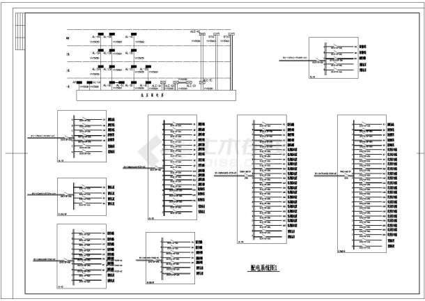 某地区某(20)号综合楼电气cad设计施工图-图一