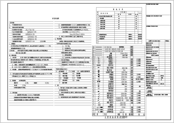 某地区汽车4S店设计电气cad设计施工图-图一