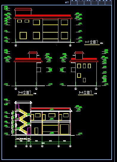 简单小型的水厂建筑施工图（共3张）-图二