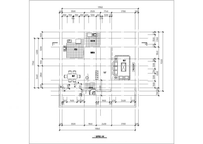 某郊区三层独立别墅建筑设计施工CAD图_图1