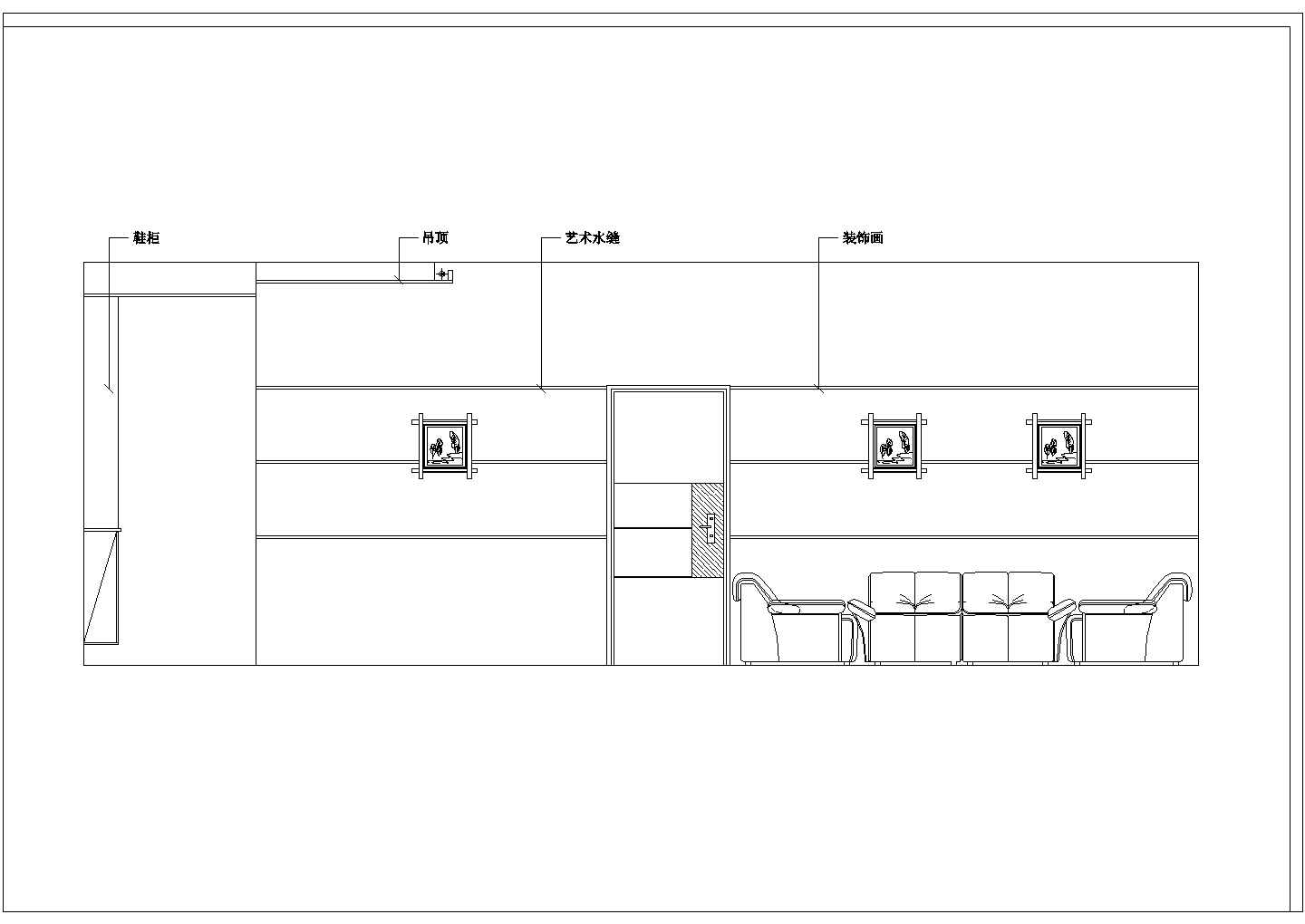 某地欧式室内家装设计CAD详图