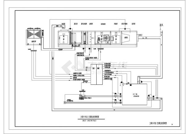 某医院手术室全套详细施工电气设计CAD图-图一