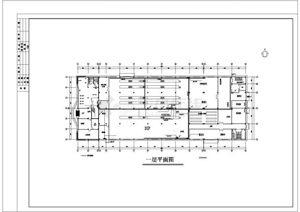 南京某地区车间电气全套电气cad设计施工图-图一