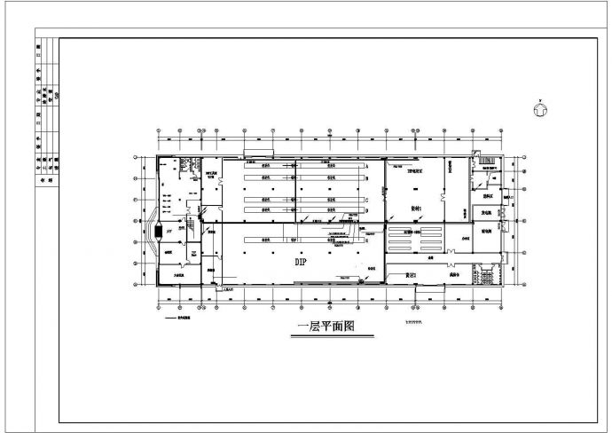 南京某地区车间电气全套电气cad设计施工图_图1