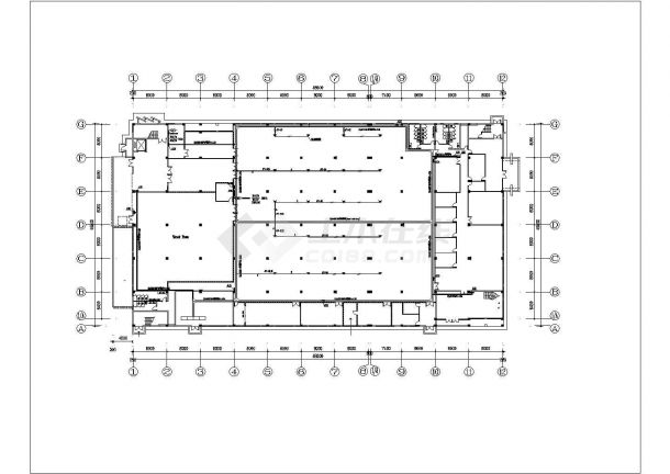 某地区苏州某通讯科技厂配电电气cad设计施工图-图一