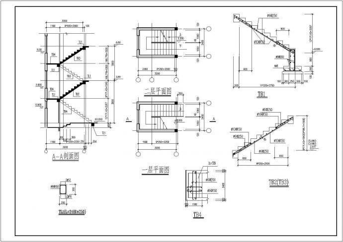 某多层别墅砖混结构建筑设计施工图_图1