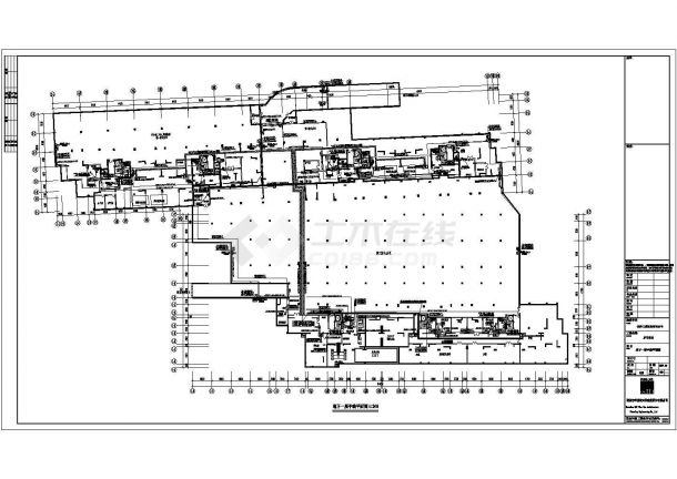 长沙某小区电气cad施工设计方案图纸-图二