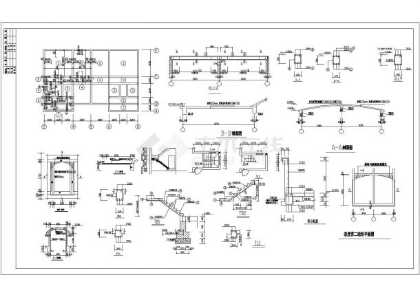 某地农村三层别墅全套建筑设计施工图-图二