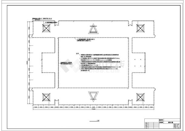 某地区某中学 (13)号教学楼电气方案cad设计施工图-图二