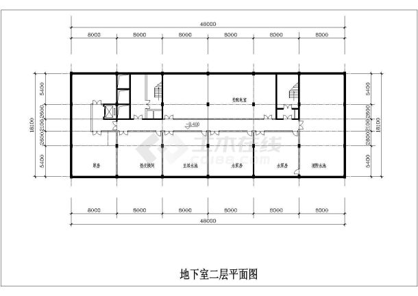 某地区卡通主题酒店建筑cad图纸-图一