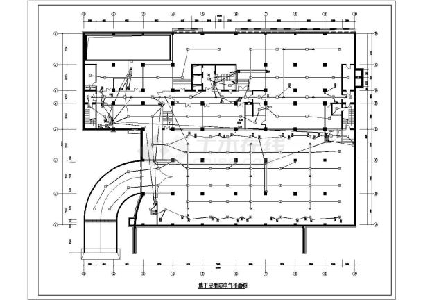 某地区某大厦火报电气cad设计施工图-图二