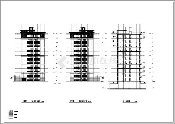 某精品住宅项目（高层建筑）--建筑施工图-图二