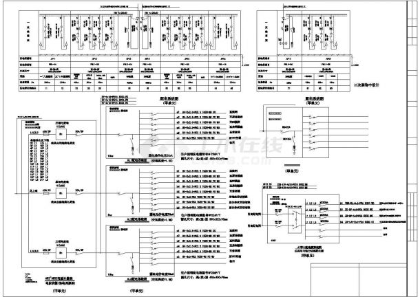 某高层住宅楼系统全套CAD电气设计施工图-图一