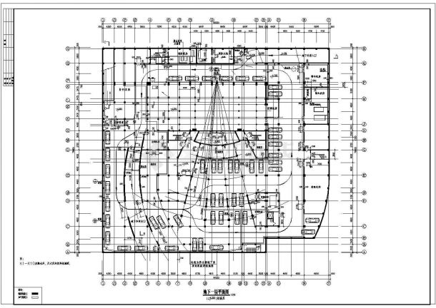 某地区影剧院全套CAD建筑施工图-图二
